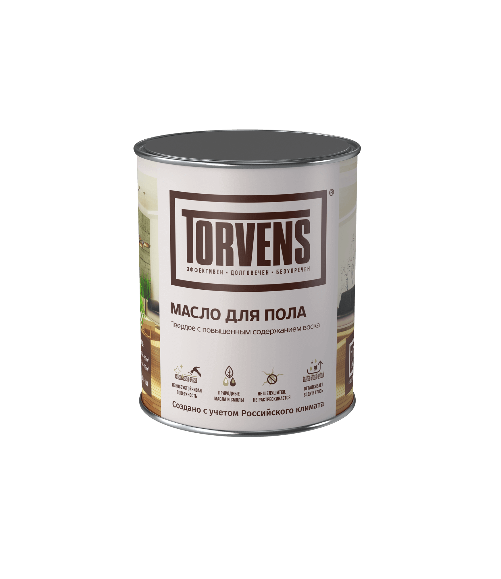 Torvens масло для пола Нежно-розовый 1л
