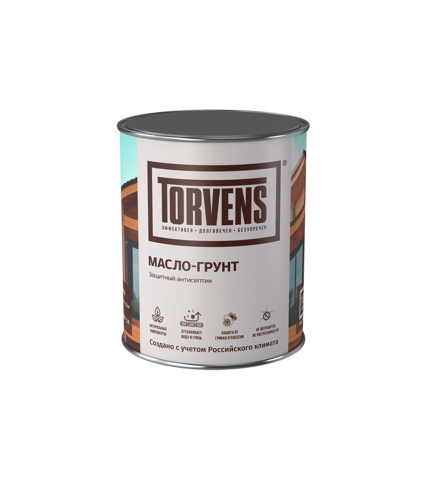 Torvens масло-грунт Каштан 1л