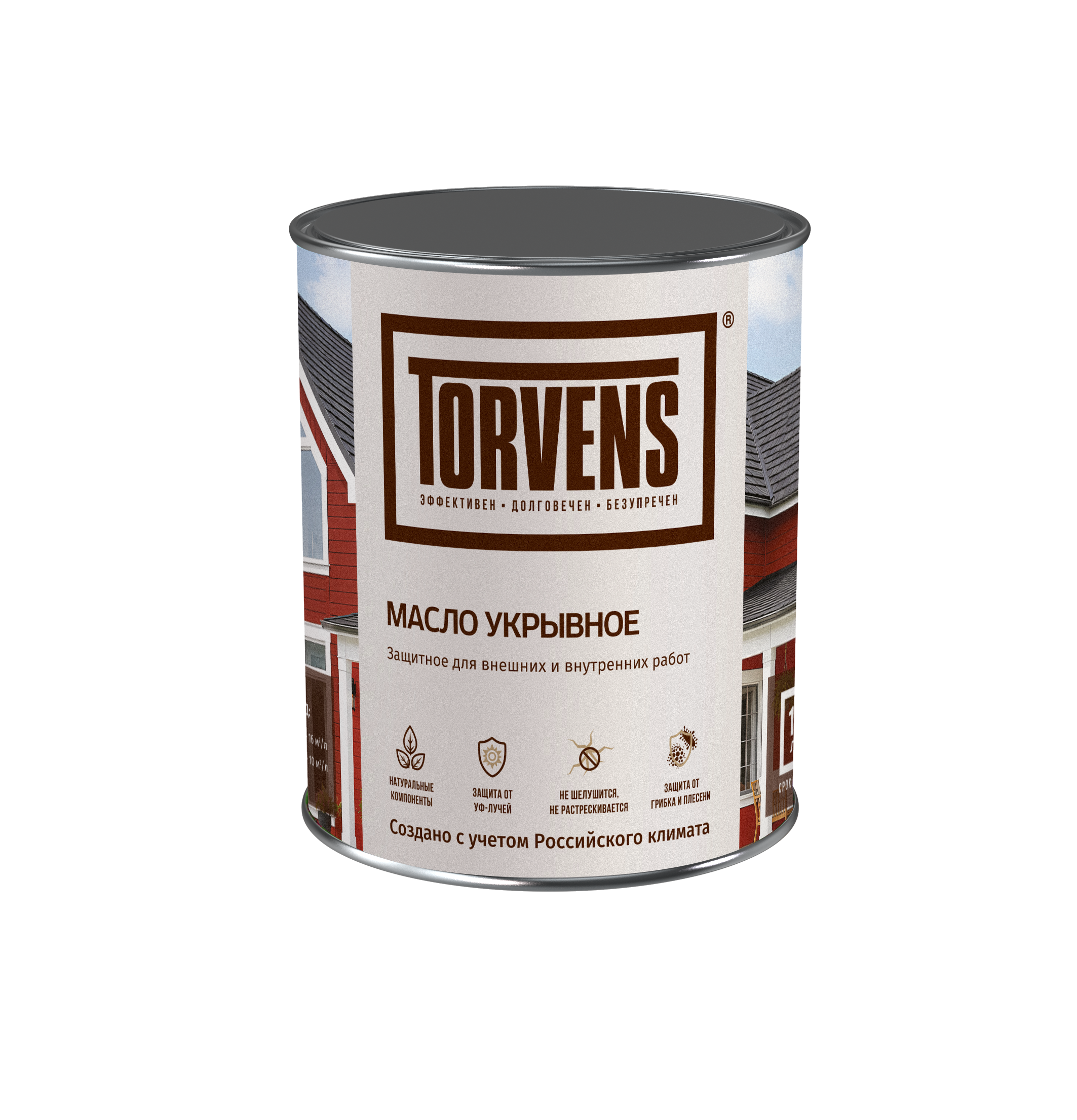 TORVENS Укрывное масло для дерева Охра жёлтая (RAL 1024) 1л